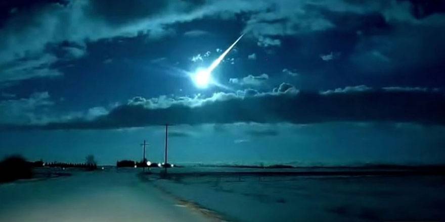 Kanada'nın Alberta eyaletine meteor düştü!