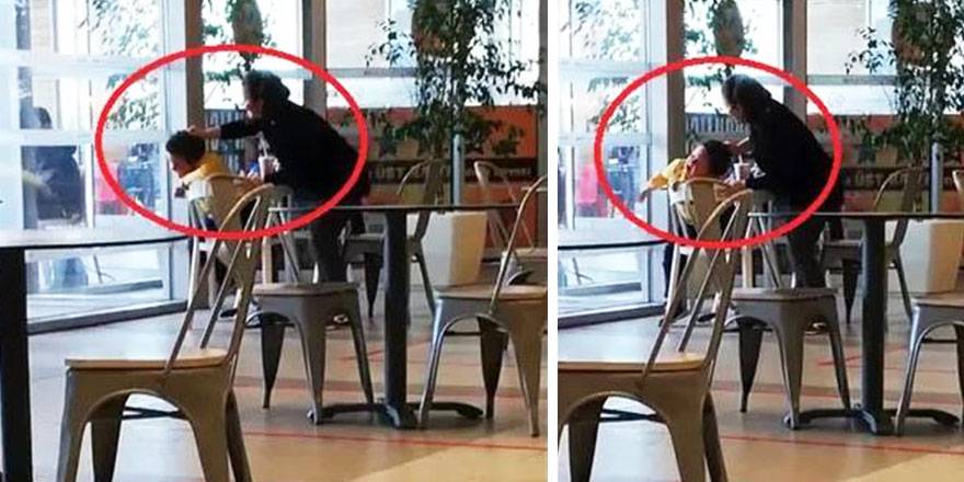 Dehşete düşüren görüntü! Çocuğa böyle saldırdı