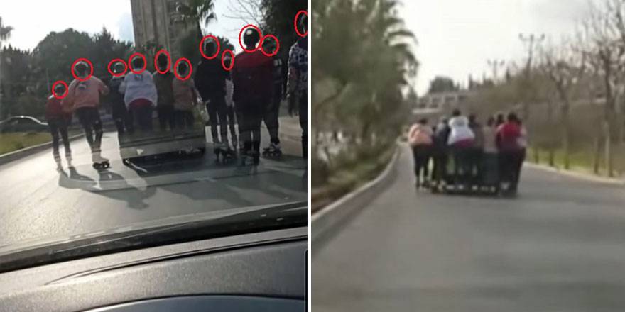 Tehlikeli paten yolculuğu!