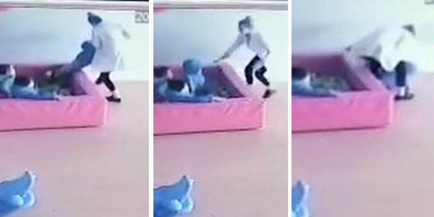 Kreşte skandal görüntüler: “Söylersen polise veririz seni!”