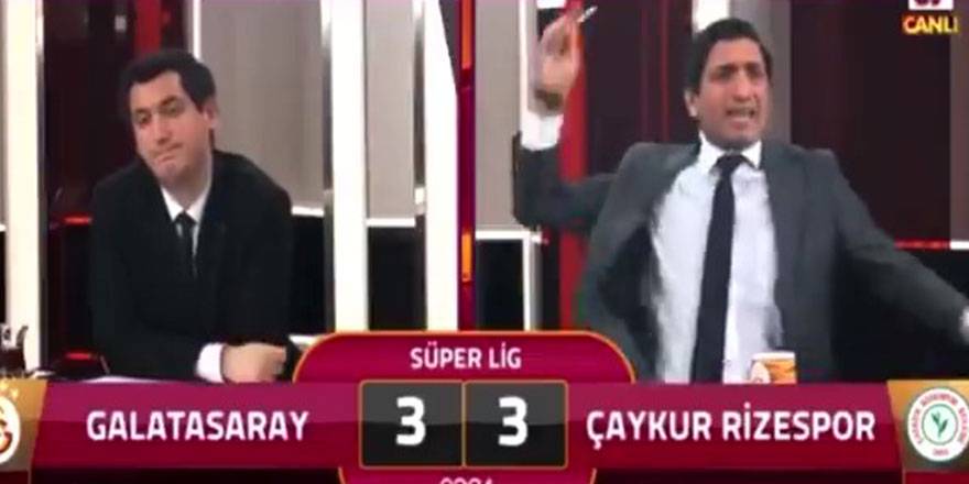 GS TV spikeri gol sonrası çıldırdı!