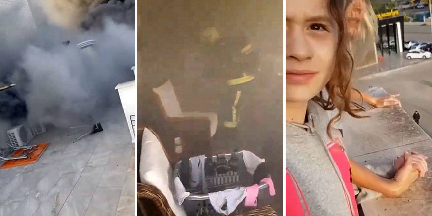 Antalya'da korku dolu anlar!