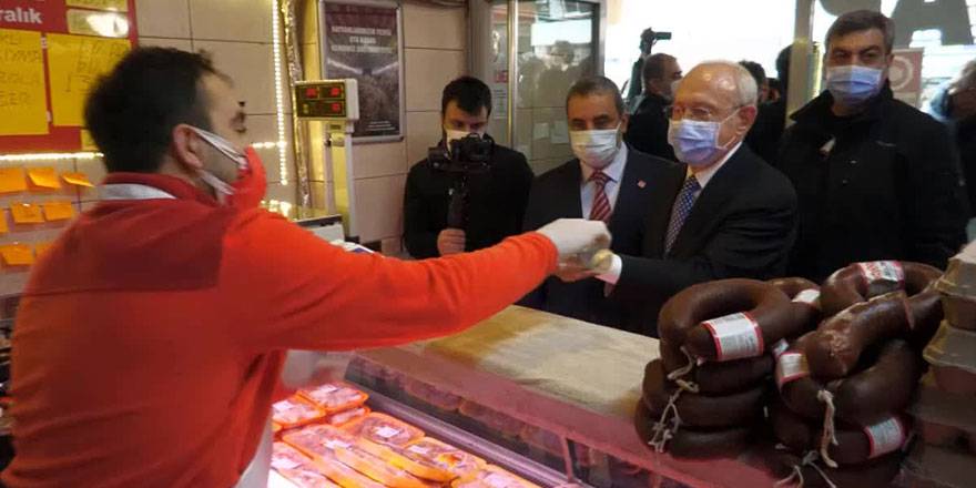 Kılıçdaroğlu'ndan esnaf ziyareti