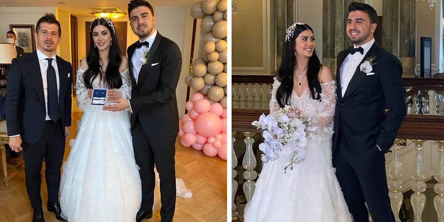 Fenerbahçeli Ozan Tufan, Rojin Haspolat ile evlendi