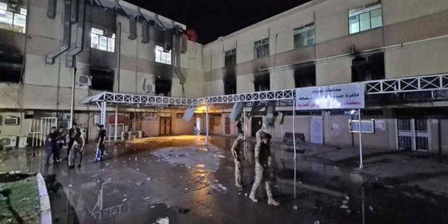 Bağdat'ta korona virüs hastanesinde facia!