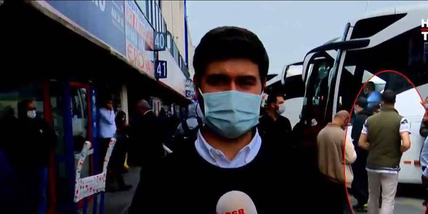 Otogar bombacıları Habertürk TV canlı yayınında kadraja gir