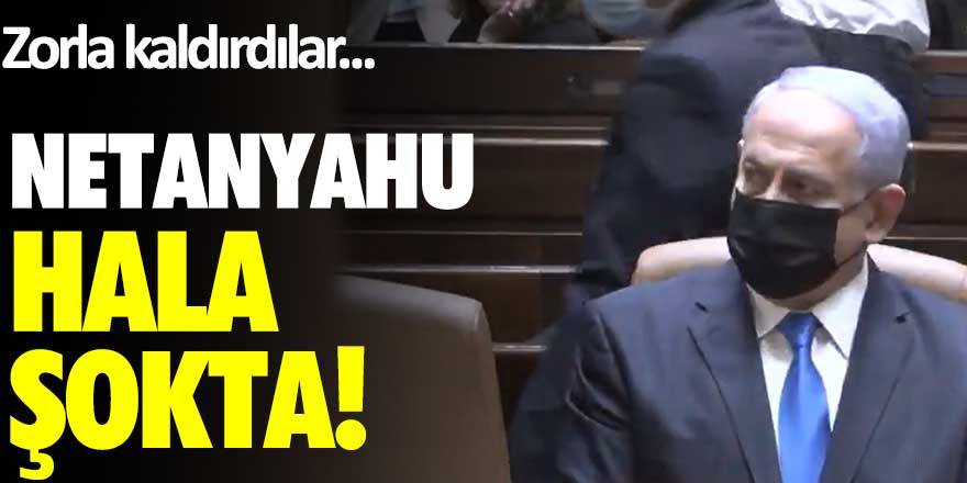 Netanyahu hala şokta! Zorla kaldırdılar...
