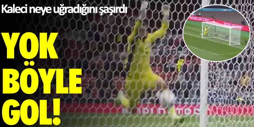 Yok böyle gol! Kaleci neye uğradığını şaşırdı