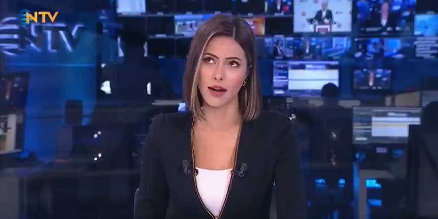 Canlı yayında depreme yakalandı