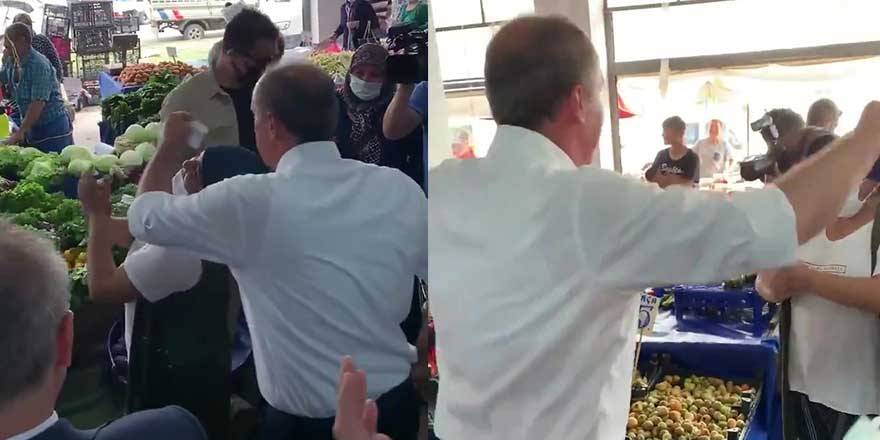 Muharrem İnce pazarda roman havası oynadı!