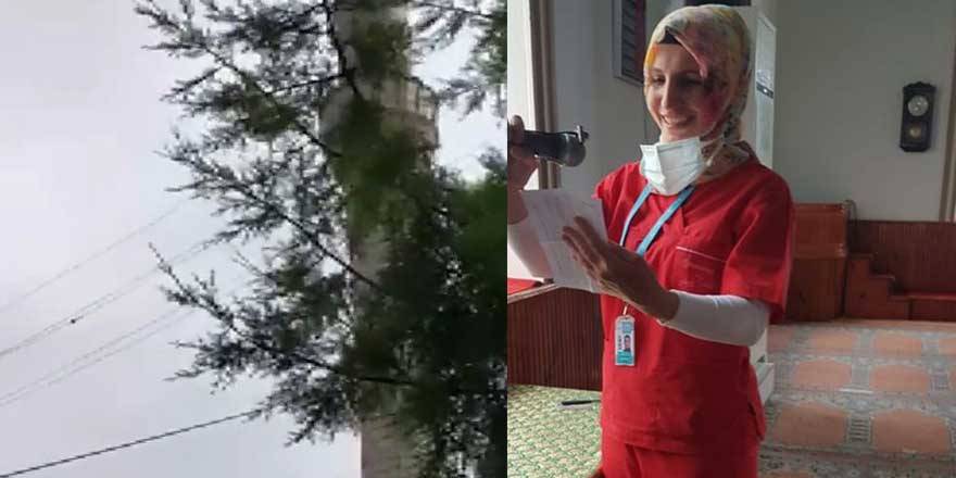 Duyunlar çok şaşırdı! Bu kez müezzin değil hemşire seslendi