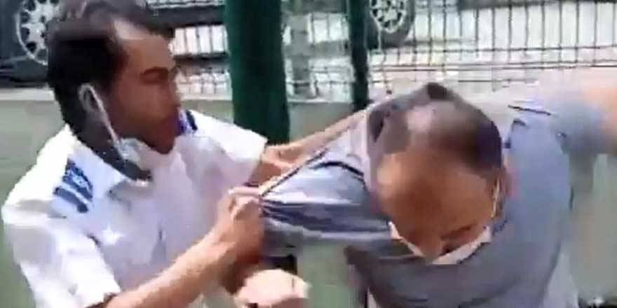 Otobüs şoförü yolcuyu tekme tokat dövdü