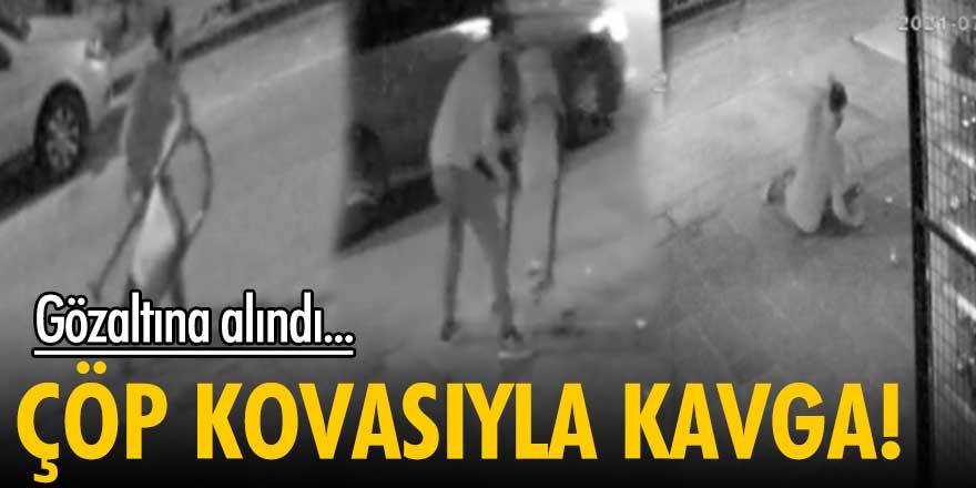 Niğde'de çöp kovasıyla kavga!