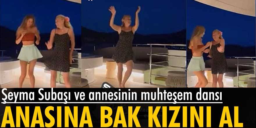 Şeyma Subaşı'nın annesiyle teknede dans ettiği anlar sosyal medyayı salladı