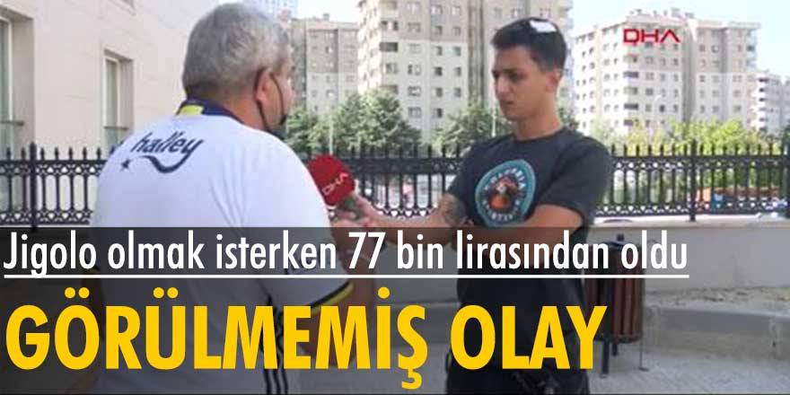 50 yaşındaki Y. A. jigolo olmak isterken 77 bin lira dolandırıldı