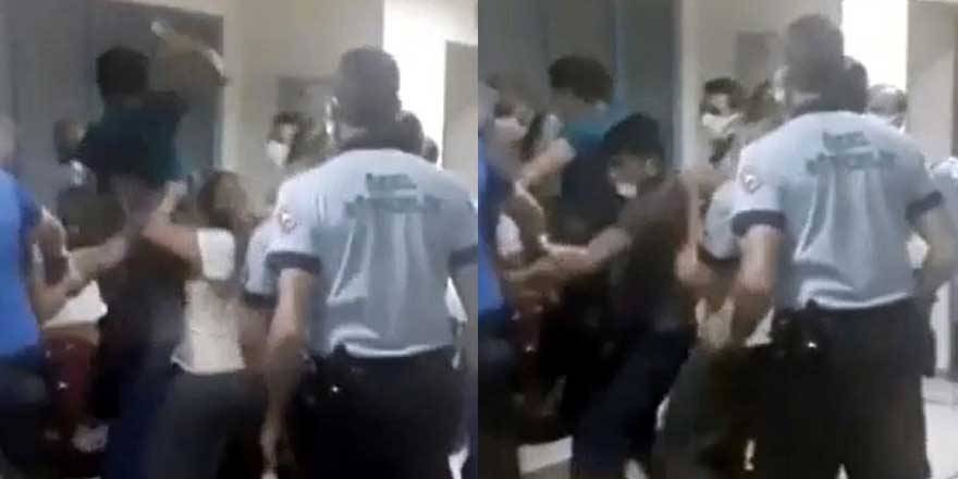 Burdur'da hastane savaş alanına döndü