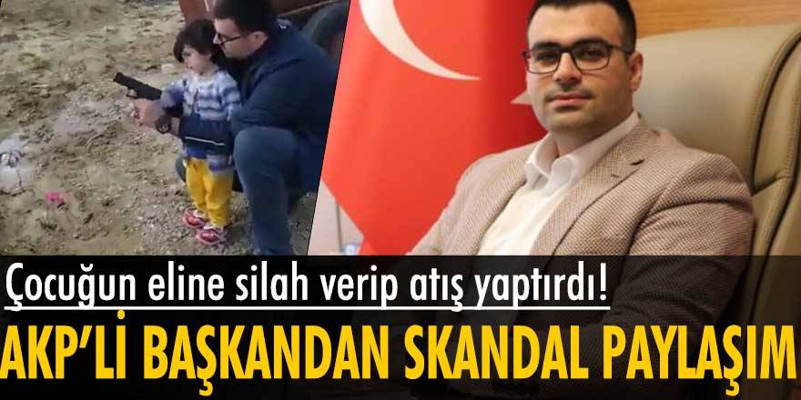 AKP Antakya Gençlik Kolları Başkanı Mehmet Fatih Yıldırım'dan skandal görüntüler