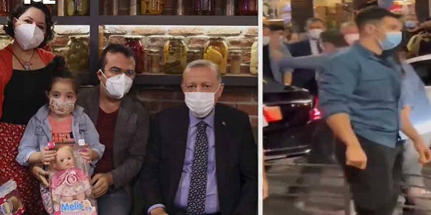 Cumhurbaşkanı Erdoğan'ın Çengelköy'deki ziyaretinin kamera arkası ortaya çıktı