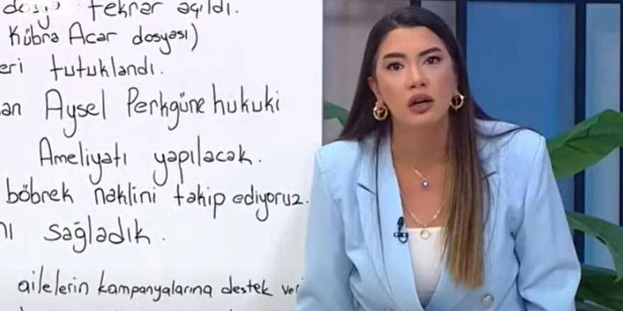 Fulya Öztürk canlı yayında patladı
