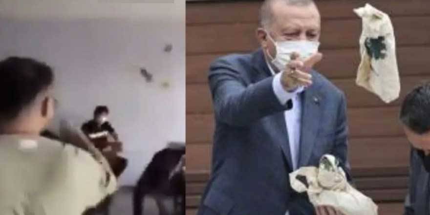 Sınıfta çay fırlatan öğrencilere tutanak