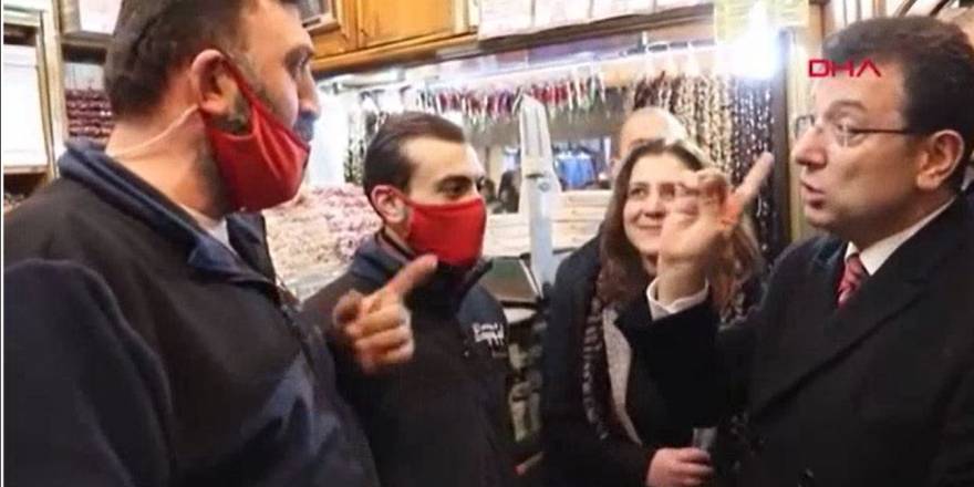 Esnafın PKK sorusu İmamoğlu'nu çileden çıkarttı
