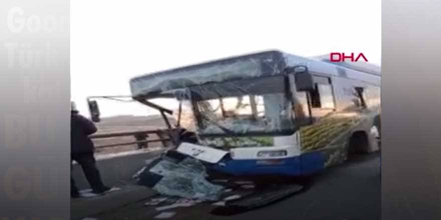 Son Dakika | Ankara'da halk otobüsü kaza yaptı: 20 yaralı