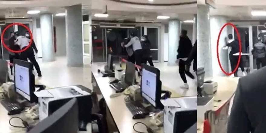 Acil serviste güvenlik görevlisi hasta yakınına kafa attı