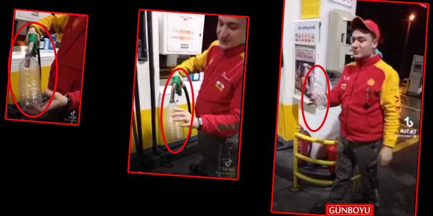 1 TL'lik benzinin ne kadar olduğunu görünce şok olacaksınız