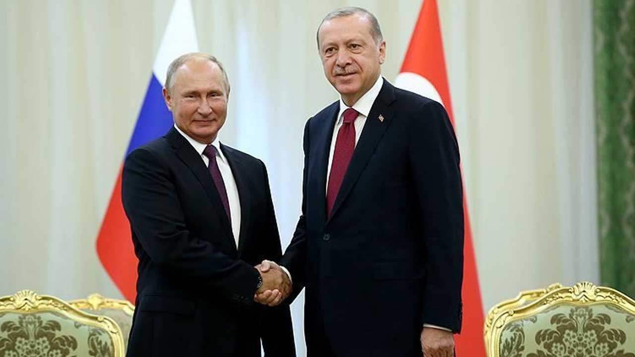 Cumhurbaşkanı Erdoğan, Putin'le görüştü