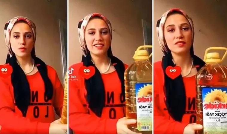 Serenay Sarıkaya'nın 'ayçiçek yağı videosu' sosyal medyayı karıştırdı!