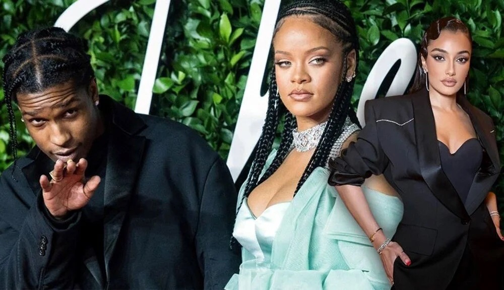 Rihanna aldatıldı mı? Amina Muaddi'den ASAP Rocky açıklaması geldi