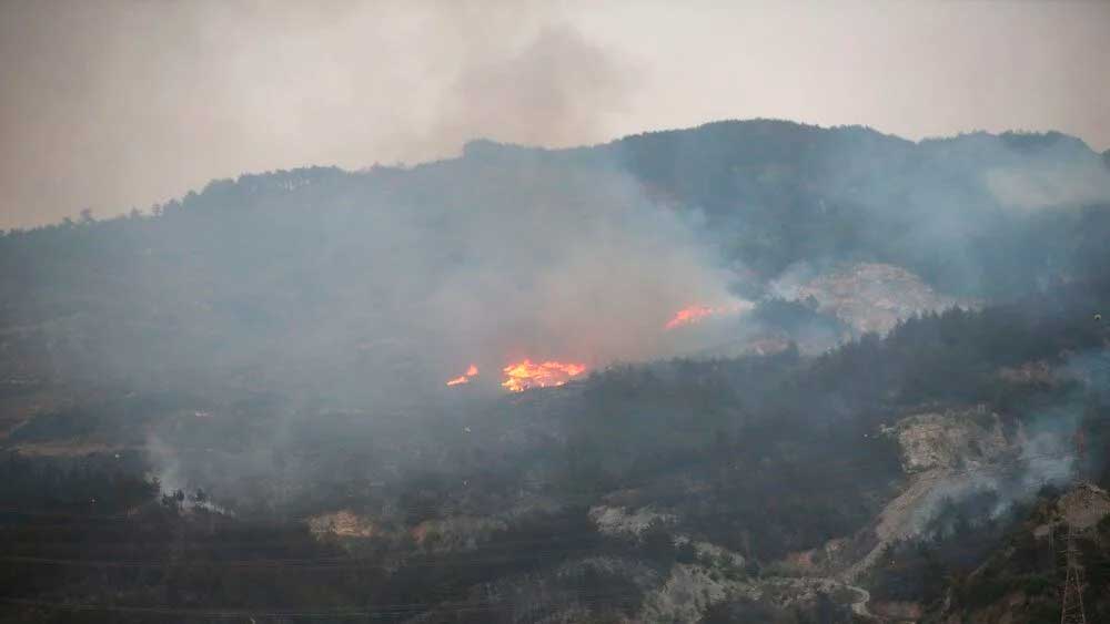 Hatay'da orman yangını! Alevler iki noktada devam ediyor