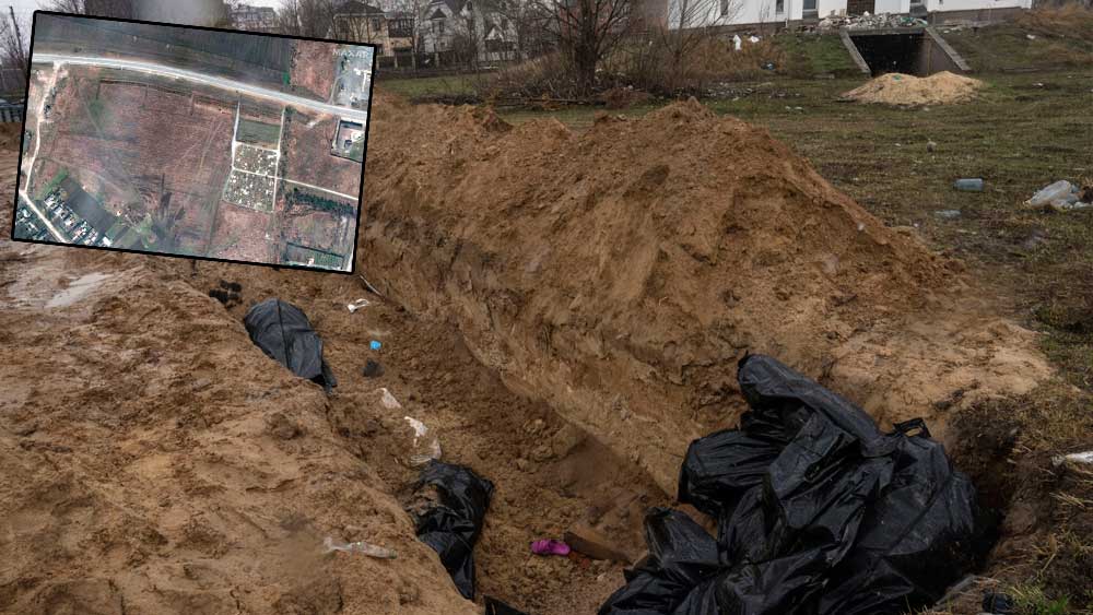 Rusların ele geçirdiği Mariupol'de uydu görüntüleri insanlık dramını ortaya çıkardı