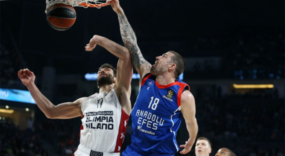 Anadolu Efes, Olimpia Milano’yu devirdi ve seride öne geçti