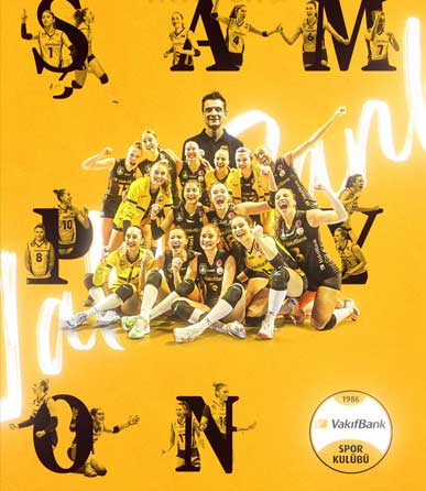 Vakıfbank'tan 13. şampiyonluk