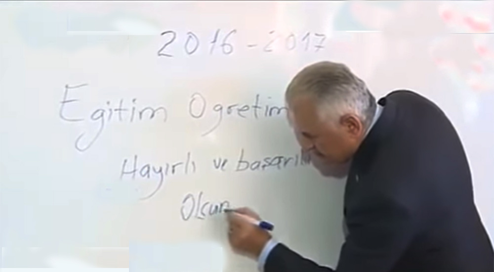 Binali Yıldırım: Size okumayı yazmayı öğrettik