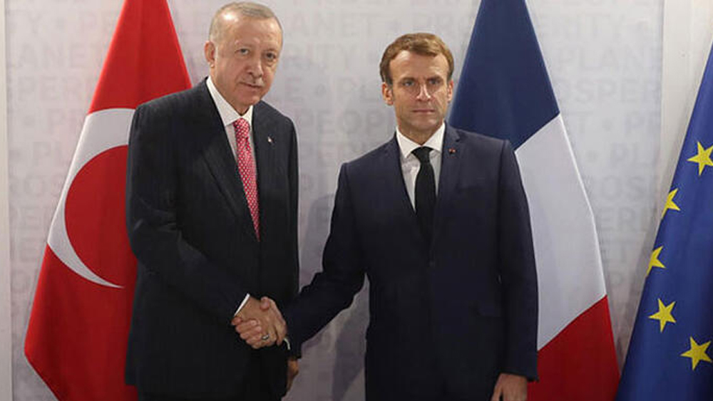 Erdoğan, Fransa Cumhurbaşkanı Macron ile görüştü