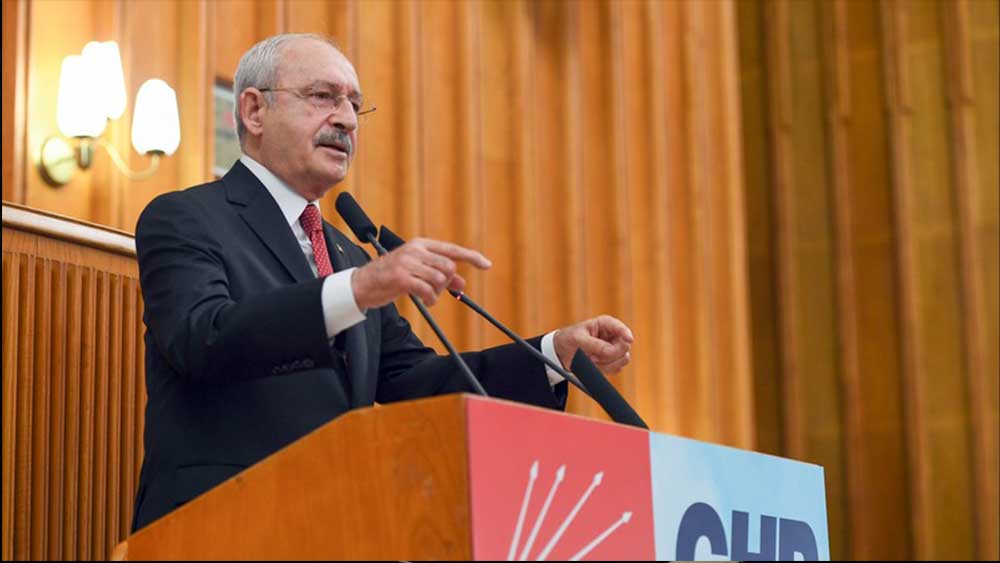 Kemal Kılıçdaroğlu partisinin grup toplantısında konuşuyor