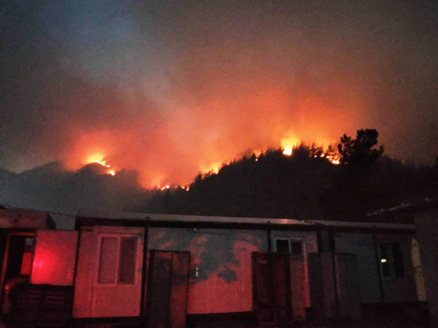 Marmaris'teki yangını rüzgar körüklüyor