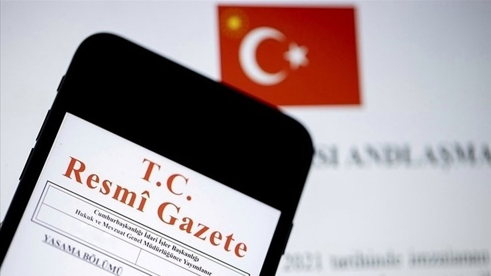 Milletlerarası anlaşmalar Resmi Gazete'de