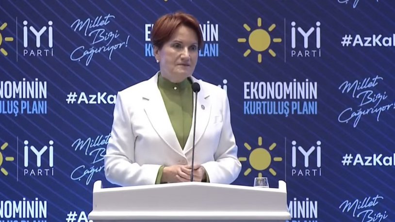 İYİ PARTİ GENEL BAŞKANI MERAL AKŞENER EKONOMİNİN KURTULUŞ PLANI'NDA KONUŞTU