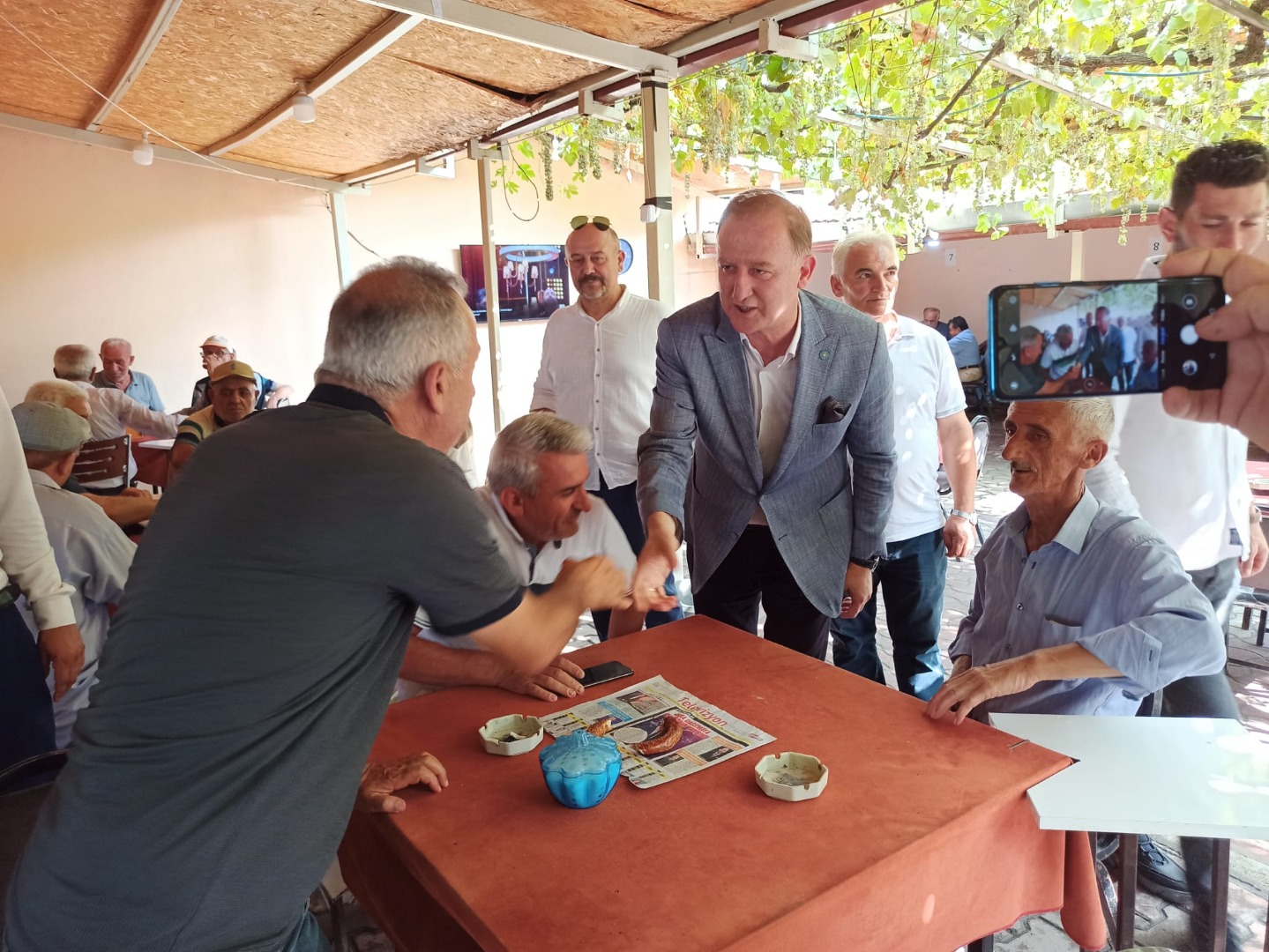 İYİ Parti Tokat  İl Başkanı Ömer Sağol ilçe gezilerine devam ediyor