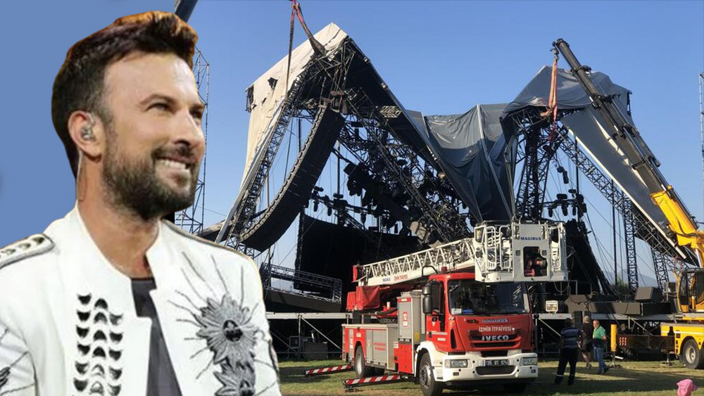 Tarkan konseri için kurulan platformun yıkılma nedeni inceleniyor