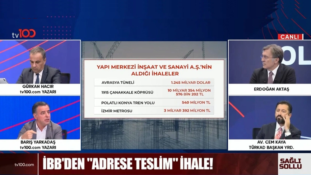 İBB'den adrese teslim ihaleyi Barış Yarkadaş açıkladı