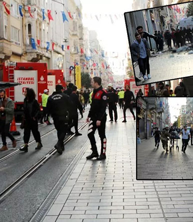 İstiklal Caddesi'ndeki patlamaya ünlü isimlerden mesaj