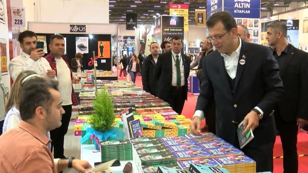 Ekrem İmamoğlu'ndan İstanbul Kitap Fuarı'na ziyaret