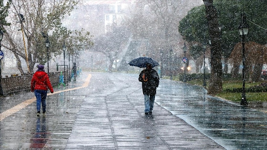 Meteoroloji'den flaş uyarı! Karla karışık yağmur geliyor