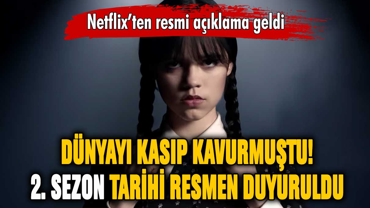 Wednesday 2. sezon ne zaman yayınlanacak? Netflix açıkladı