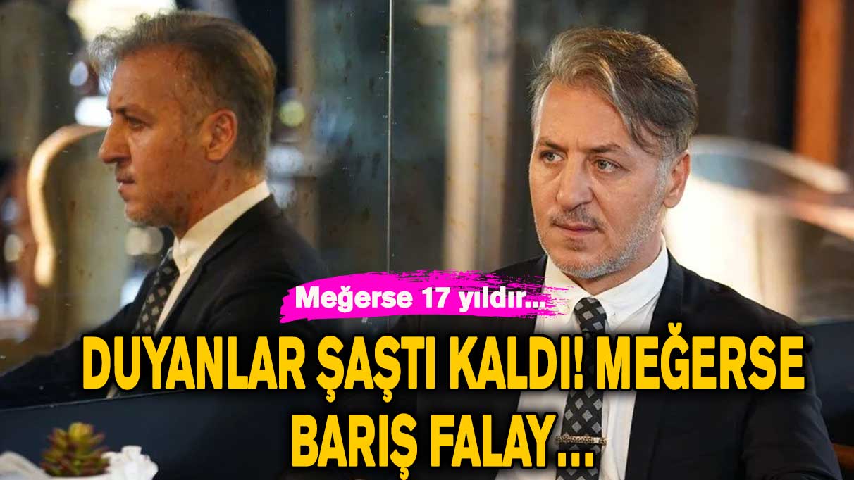 Duyanlar şaştı kaldı! Meğerse Barış Falay…