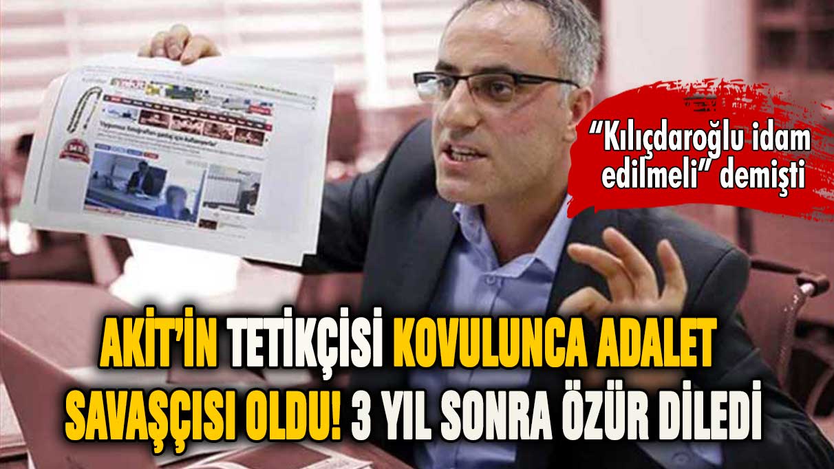 Eski Akit çalışanı kovulunca adalet savaşçısı oldu!